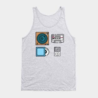 Evolution of Music Tank Top